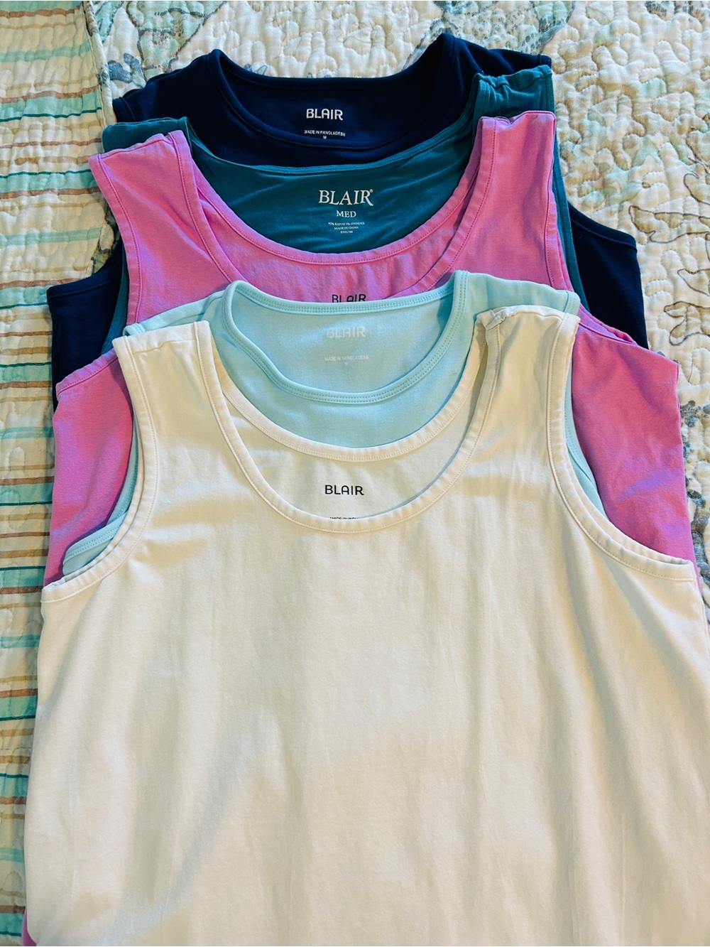 Blair tank tops-set of 5